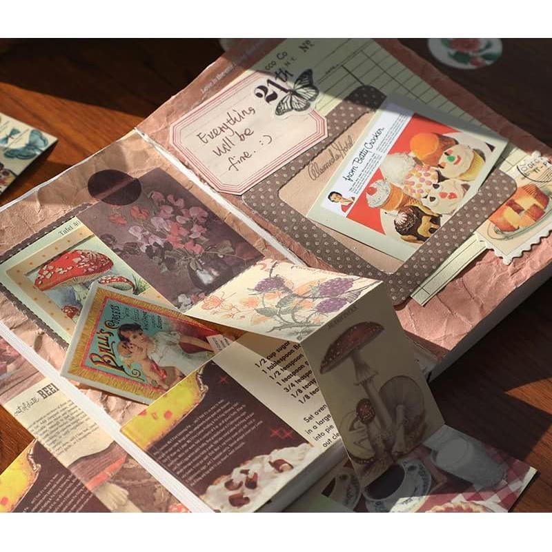 Kit de Scrapbooking Vintage 348 Piezas emmoolife A6