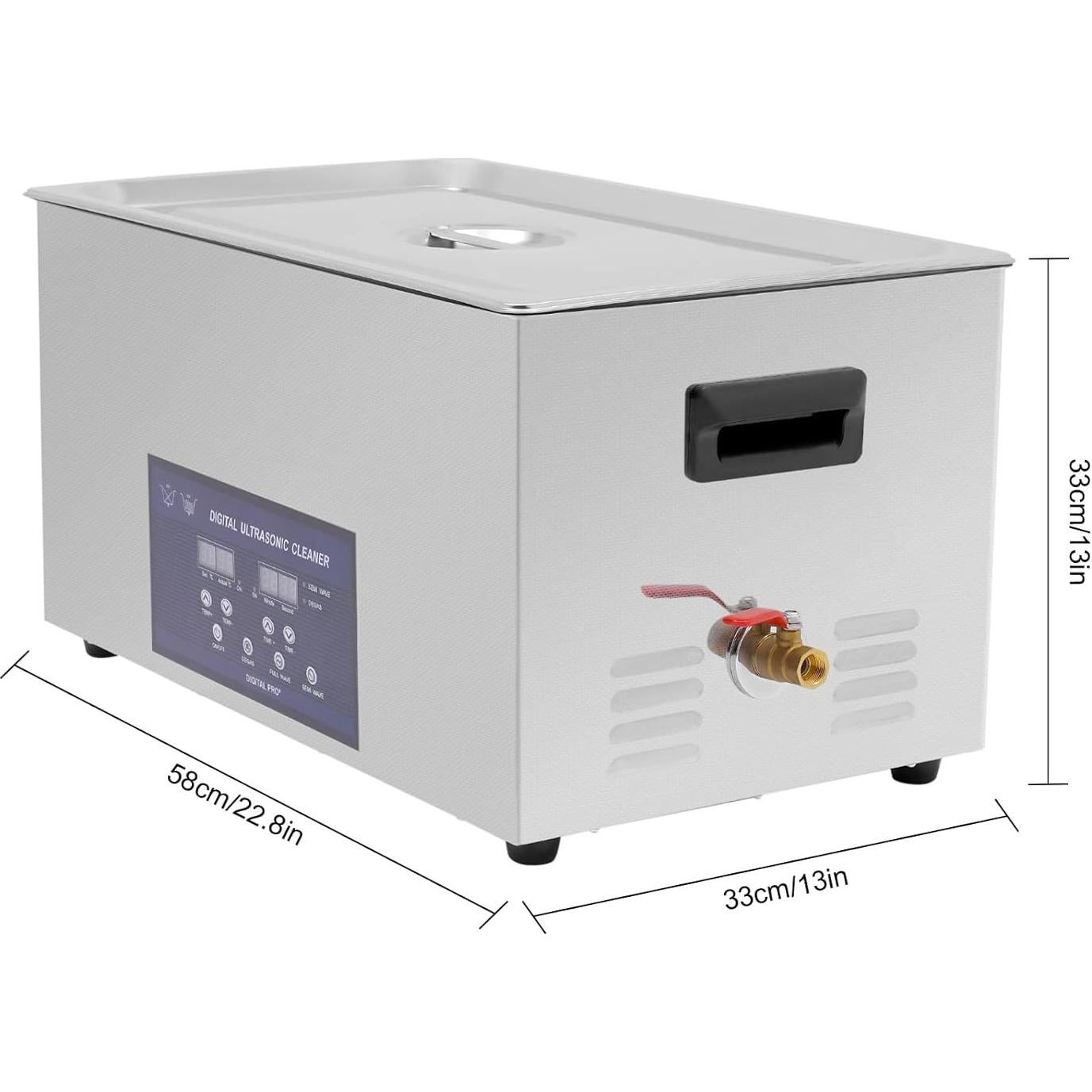 Máquina Limpiadora Ultrasónica 30L KEPSLERYZ Doble Frecuencia