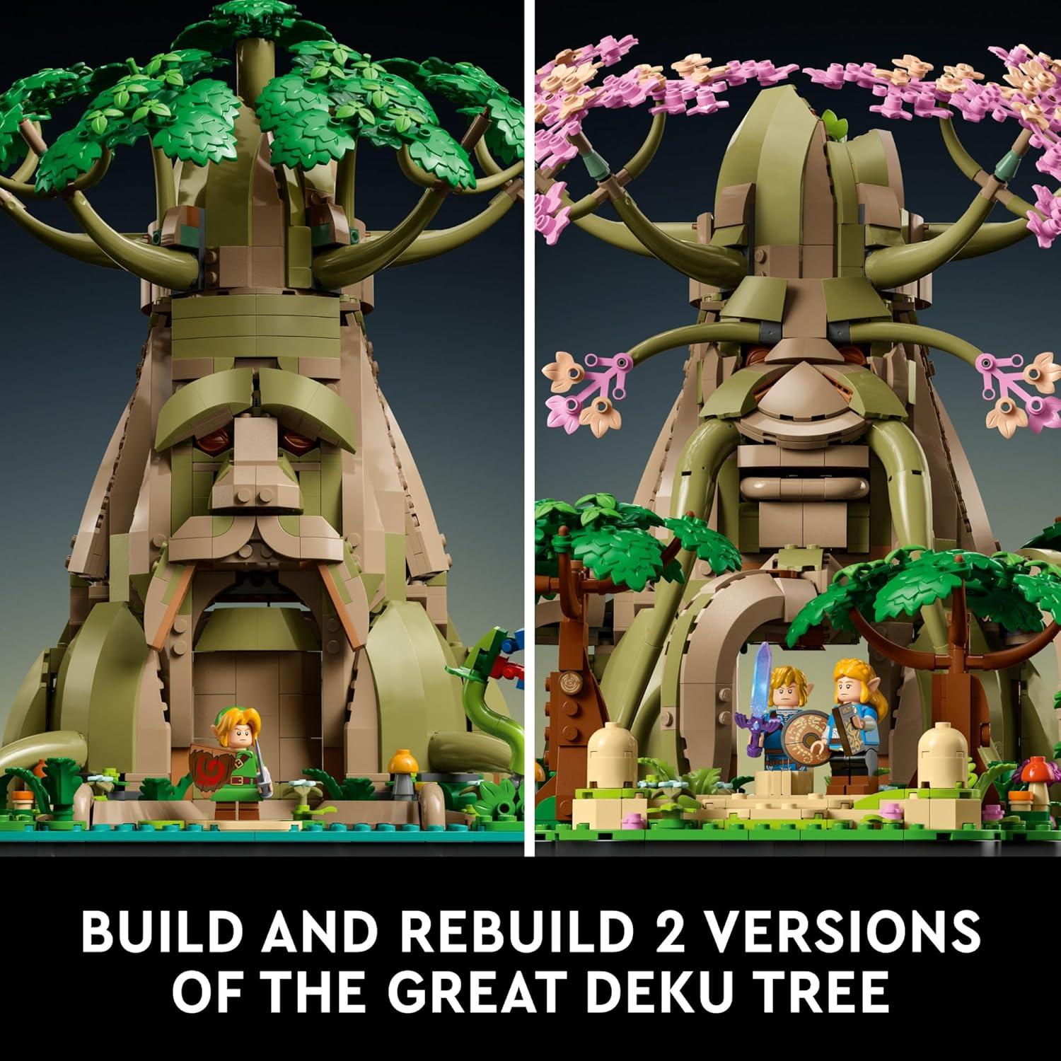 LEGO La Leyenda de Zelda Gran Árbol Deku 2en1 - 2500 Piezas