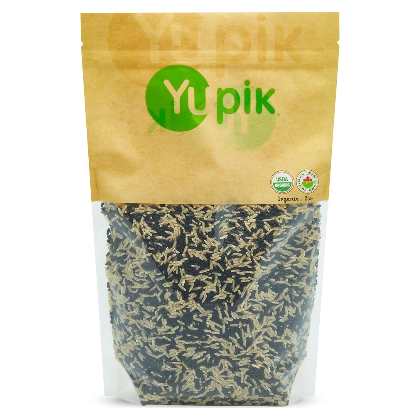 Mezcla de Arroz Negro Antiguo Orgánico Yupik 1 kg, Vegano, Kosher
