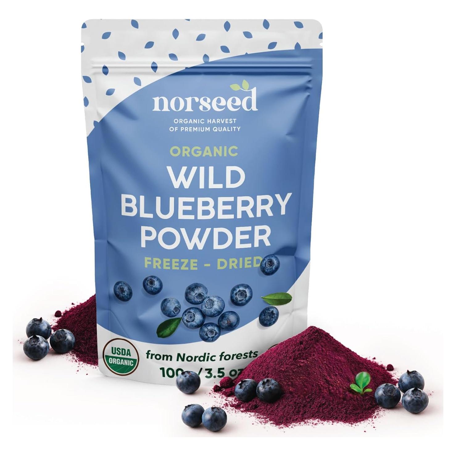 Polvo de Arándano Azul Orgánico Norseed 100g Liofilizado