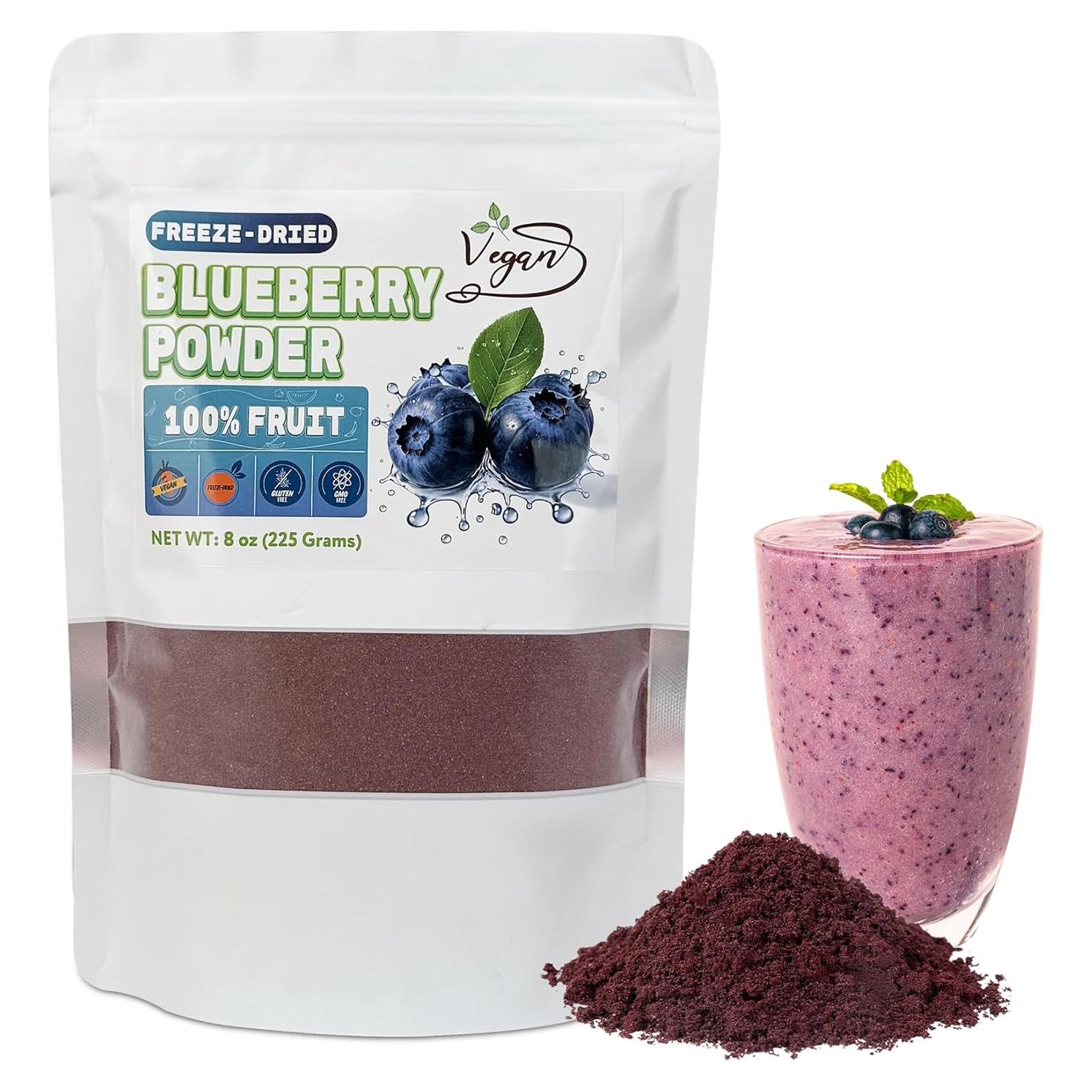 Polvo de Arándano Liofilizado Muloen 226g Sin Azúcar Añadido