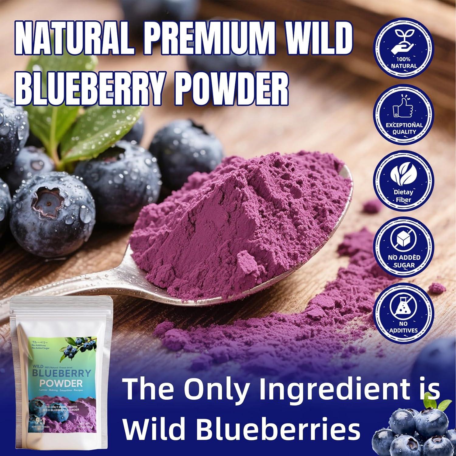 Polvo de Arándano Silvestre 150g - Sin Azúcar Añadido