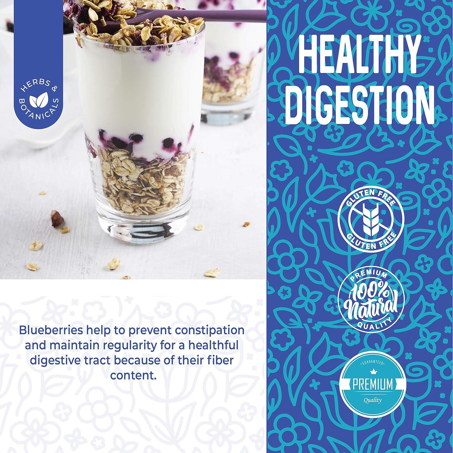 Arándanos Azules Secos Herbaila 100% Naturales 453g