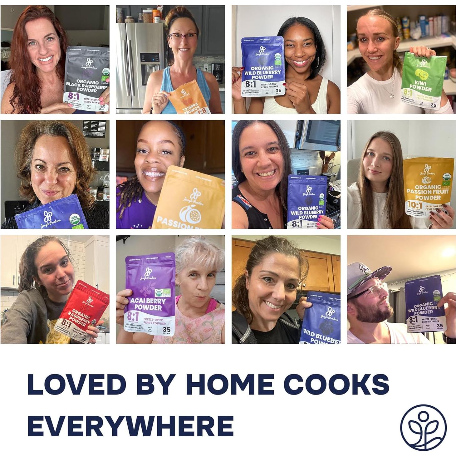 Arándanos Silvestres Orgánicos Liofilizados Jungle Powders 113g