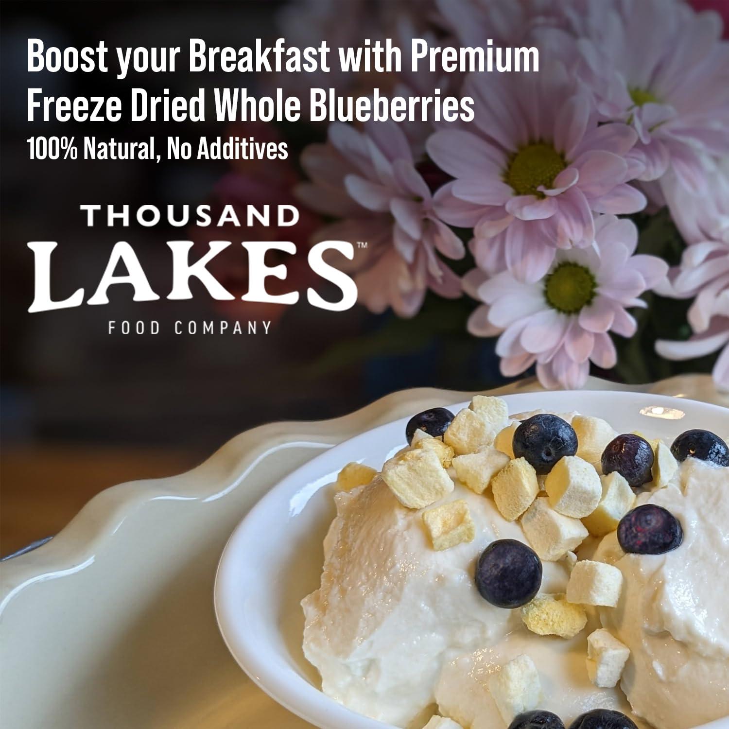 Frutas Liofilizadas Thousand Lakes - Arándanos 68g Sin Azúcar