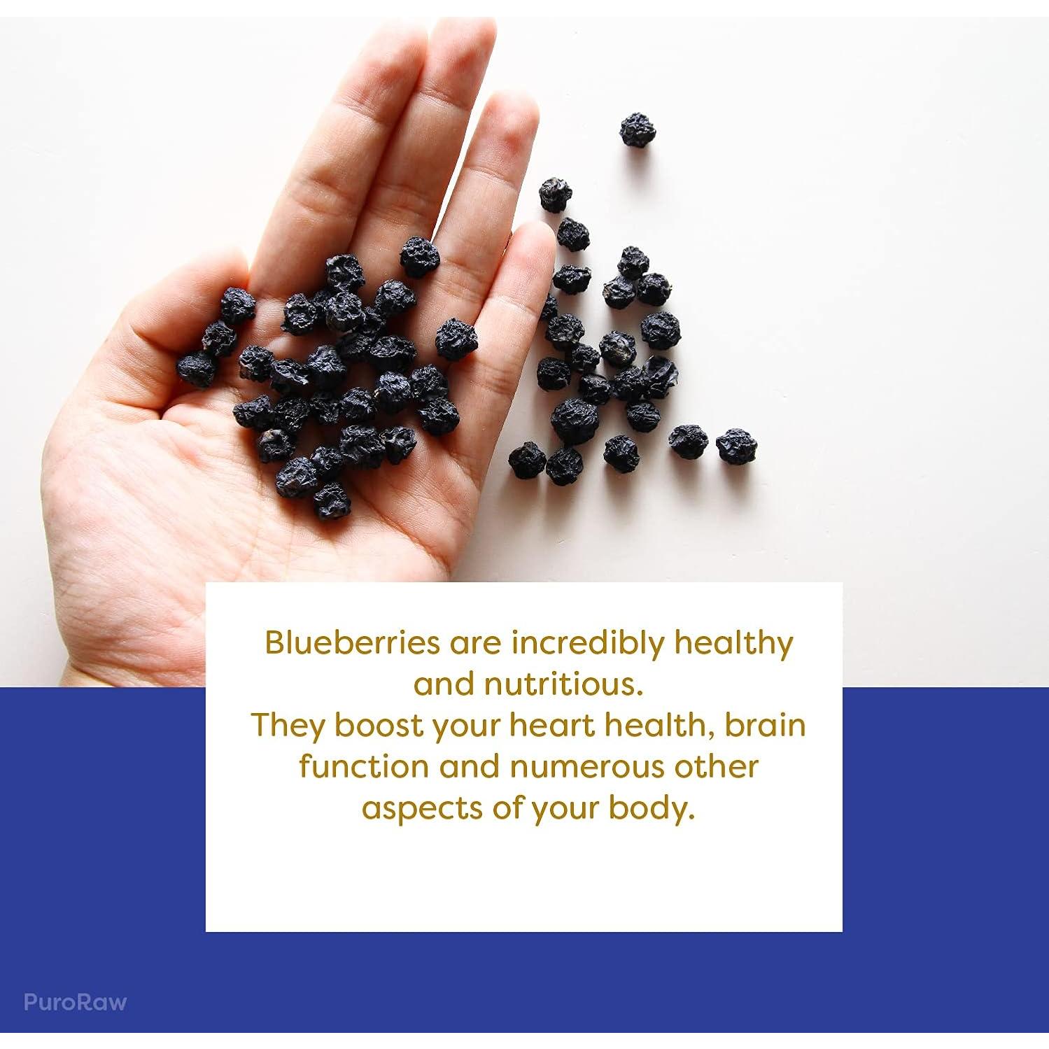 Arándanos Secos PuroRaw 0.91 kg Sin Azúcar Añadido