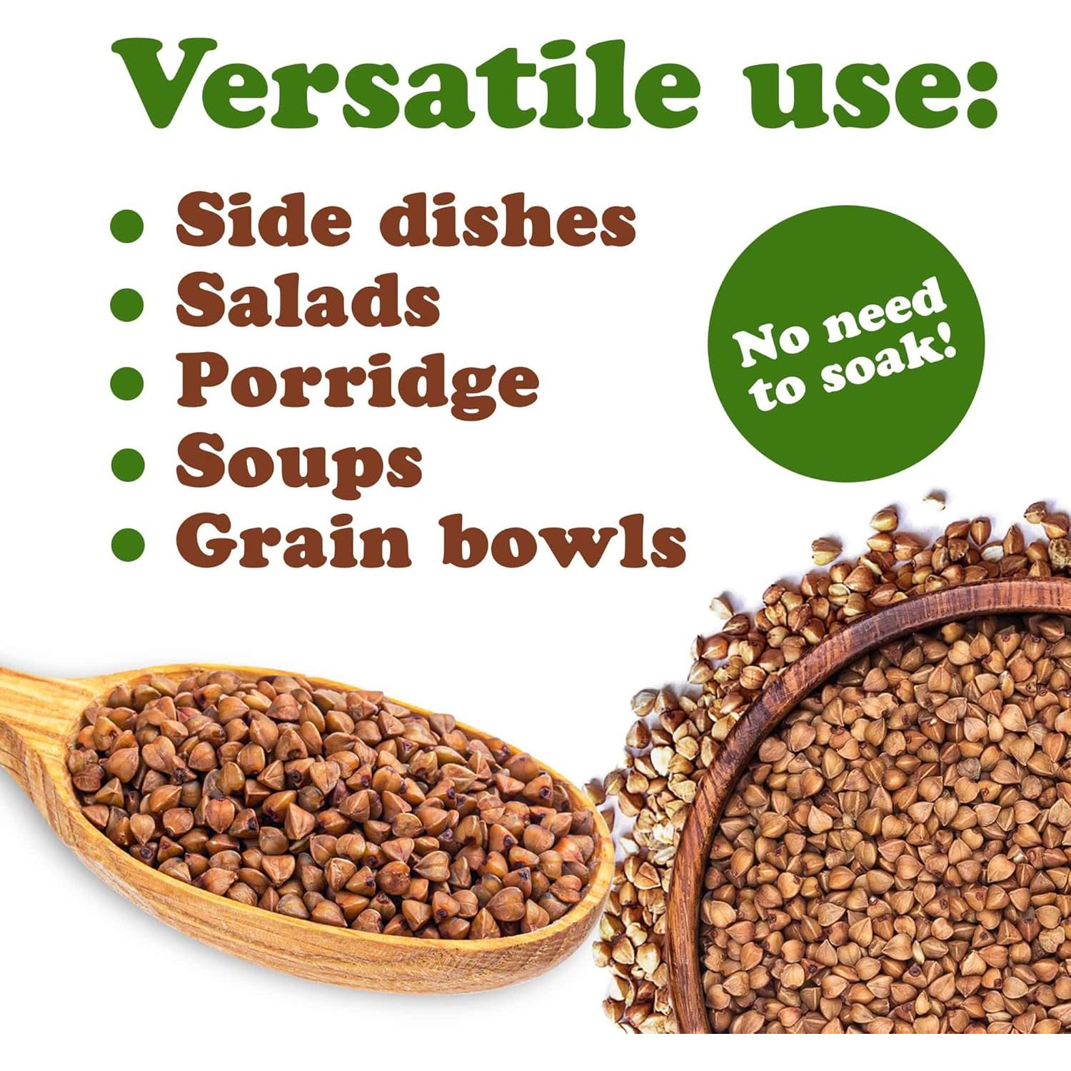 Alforfón Tostado Orgánico Sin Gluten Food to Live 2.27 kg