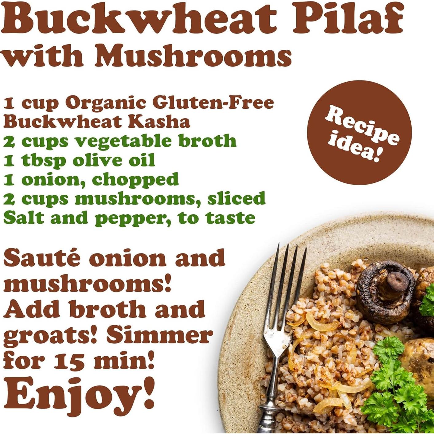 Alforfón Tostado Orgánico Sin Gluten Food to Live 2.27 kg