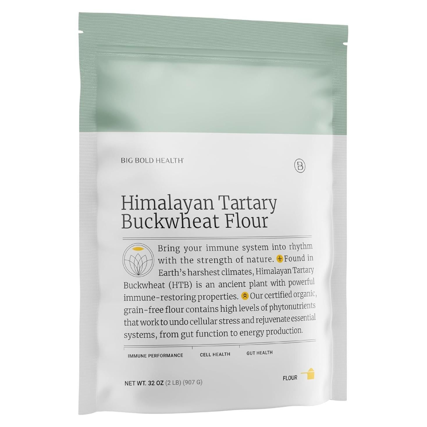 Harina Orgánica de Trigo Sarraceno Tartario Big Bold Health 907g