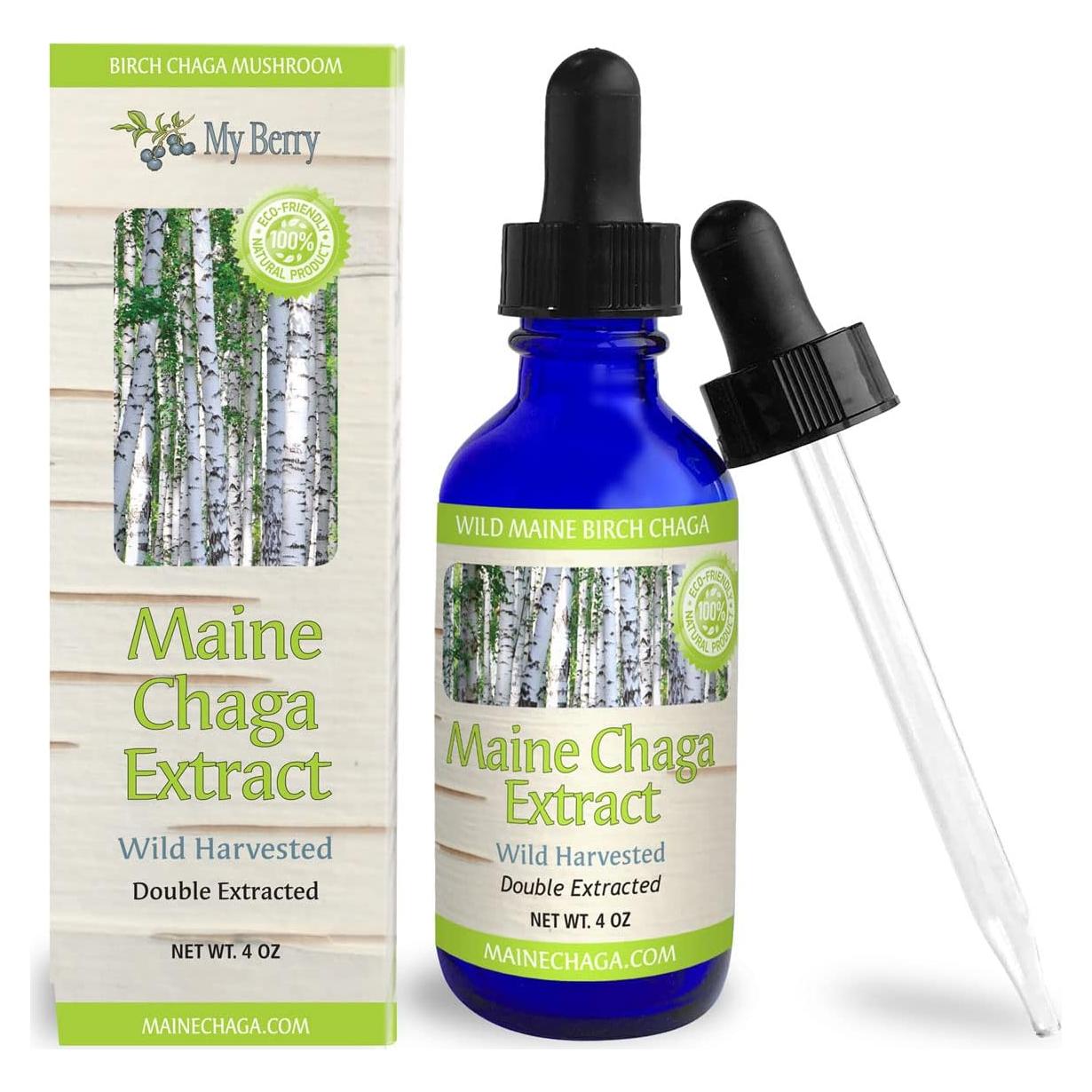 Extracto Líquido de Hongo Chaga My Berry 118ml Doble Extracción