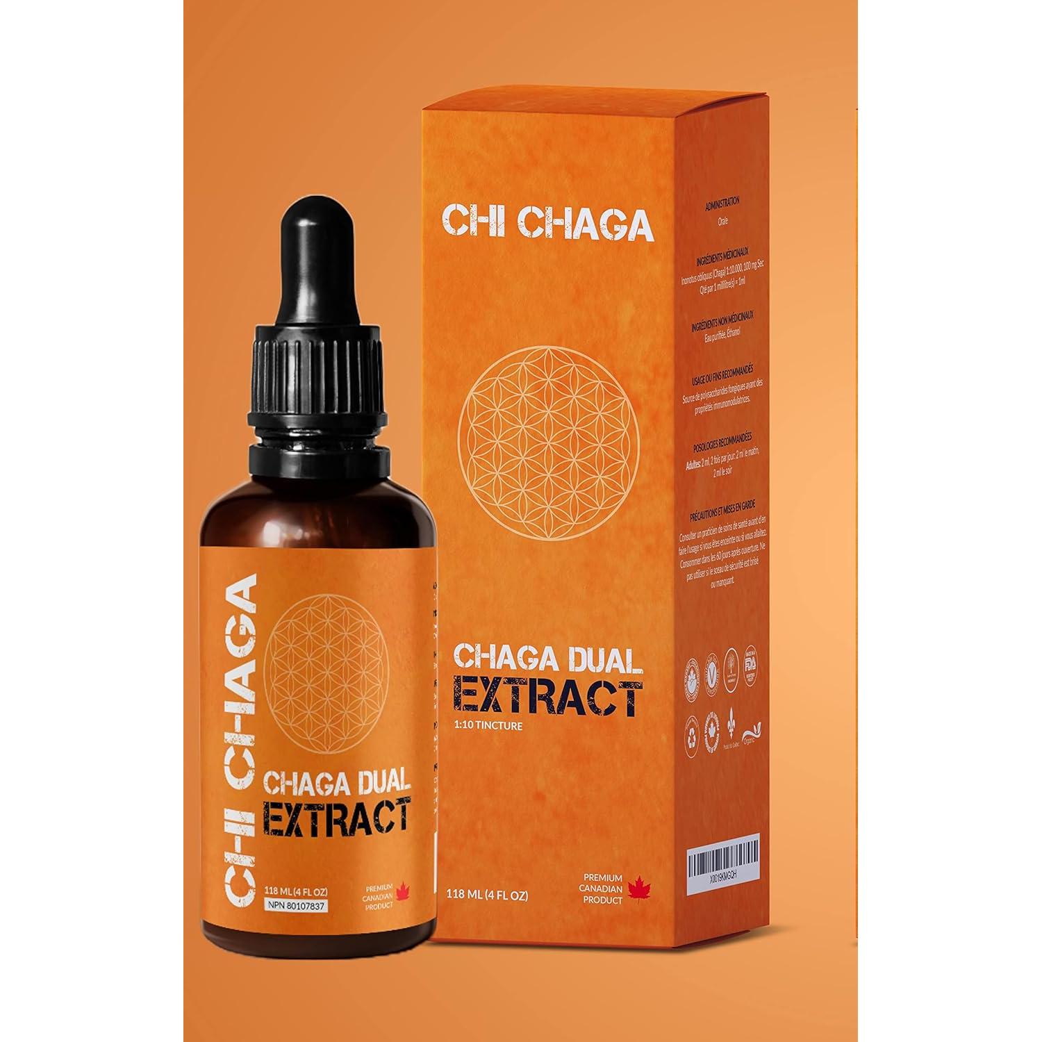Tintura de Hongo Chaga CHI CHAGA 118 ml - Suplemento Inmunológico