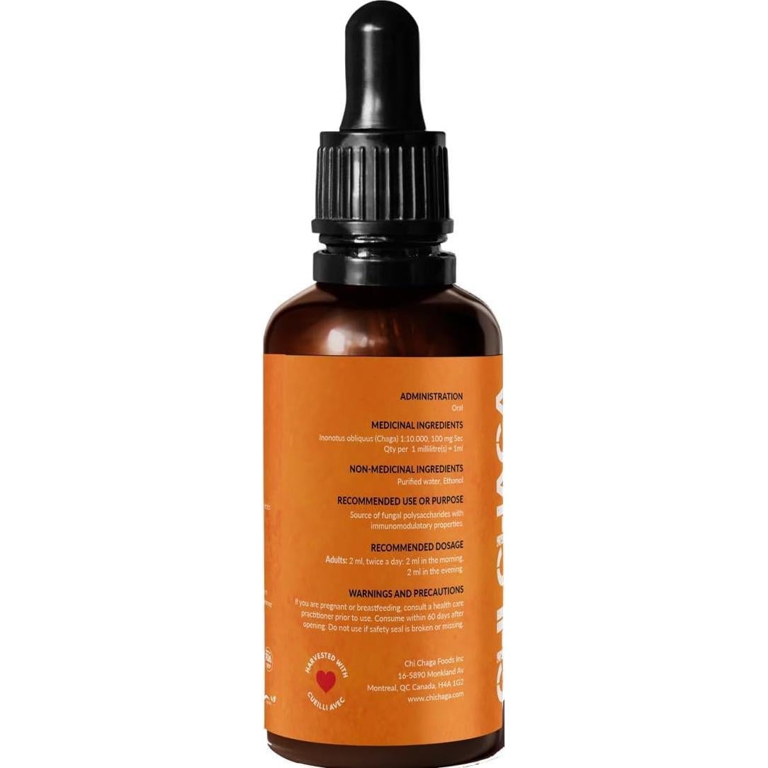 Tintura de Hongo Chaga CHI CHAGA 118 ml - Suplemento Inmunológico