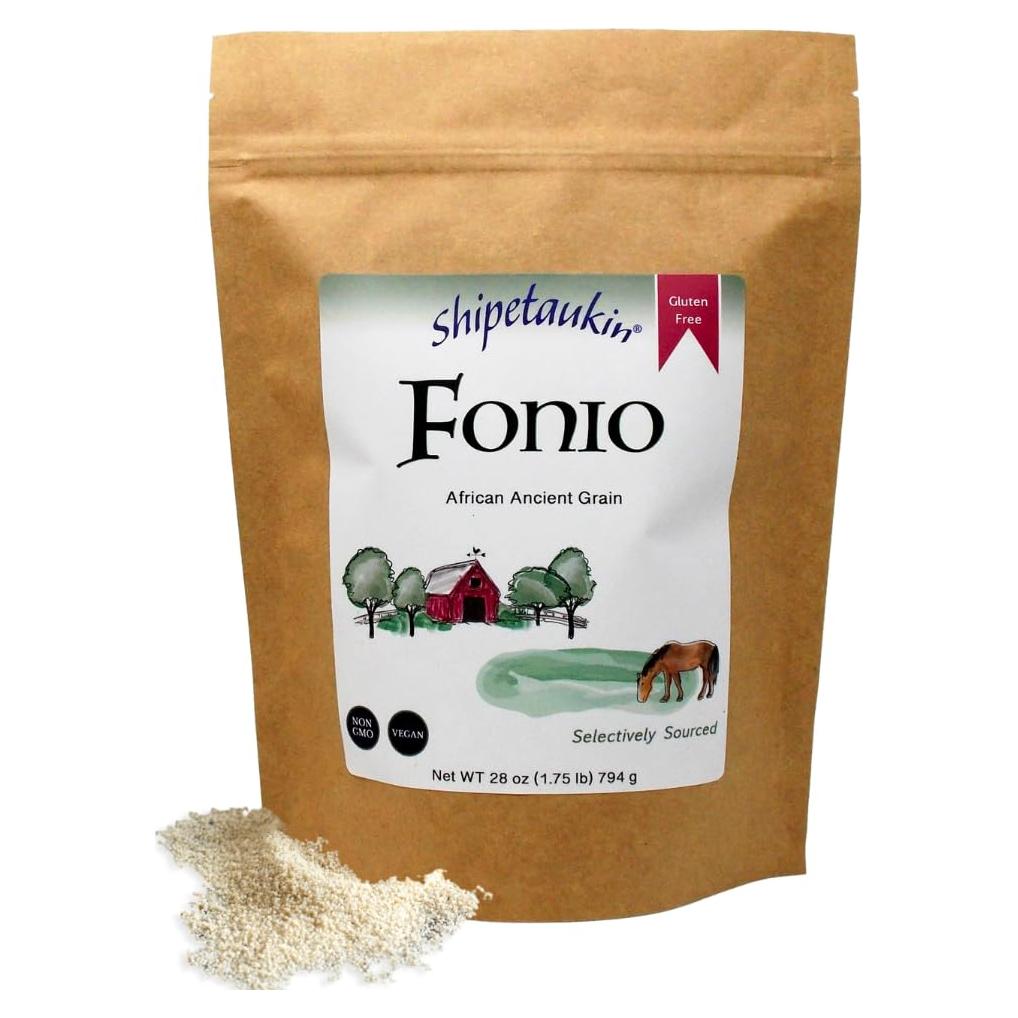 Fonio Africano Shipetaukin 794g - Sin Gluten, Vegano, Nutritivo