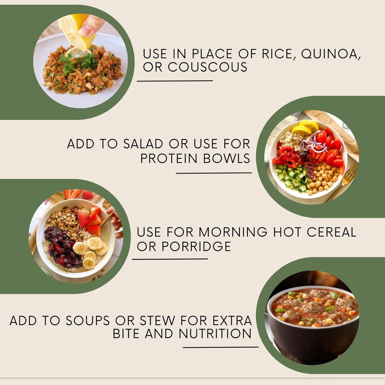 Fonio Africano Shipetaukin 794g - Sin Gluten, Vegano, Nutritivo