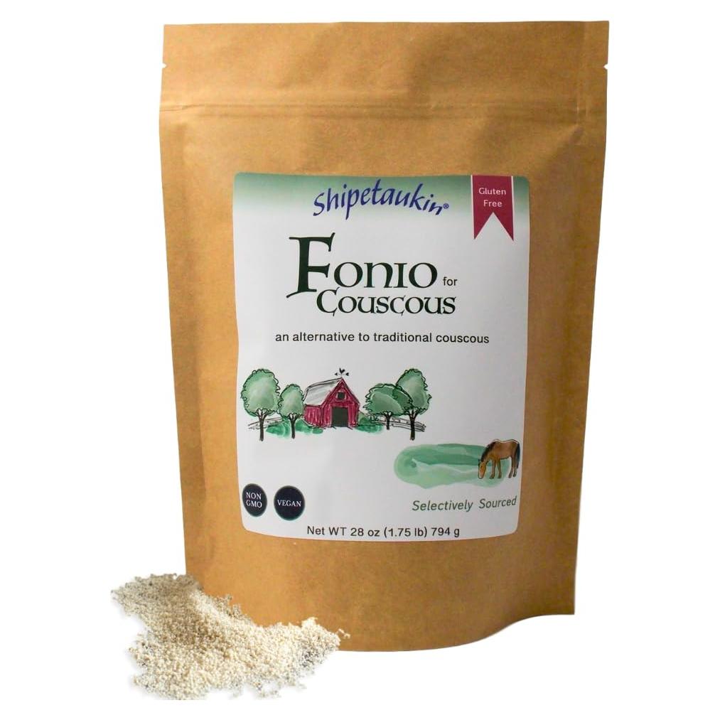 Fonio Shipetaukin 793.79g - Sin Gluten y Vegano - Alternativa Couscous