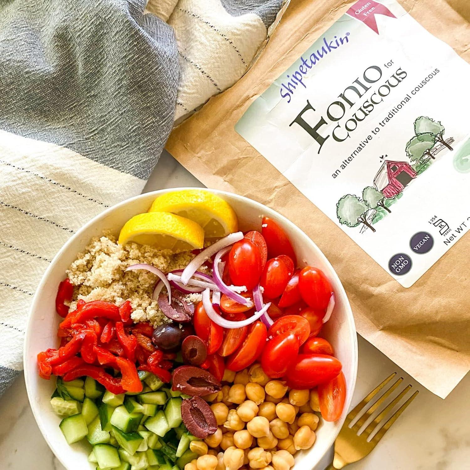 Fonio Shipetaukin 793.79g - Sin Gluten y Vegano - Alternativa Couscous