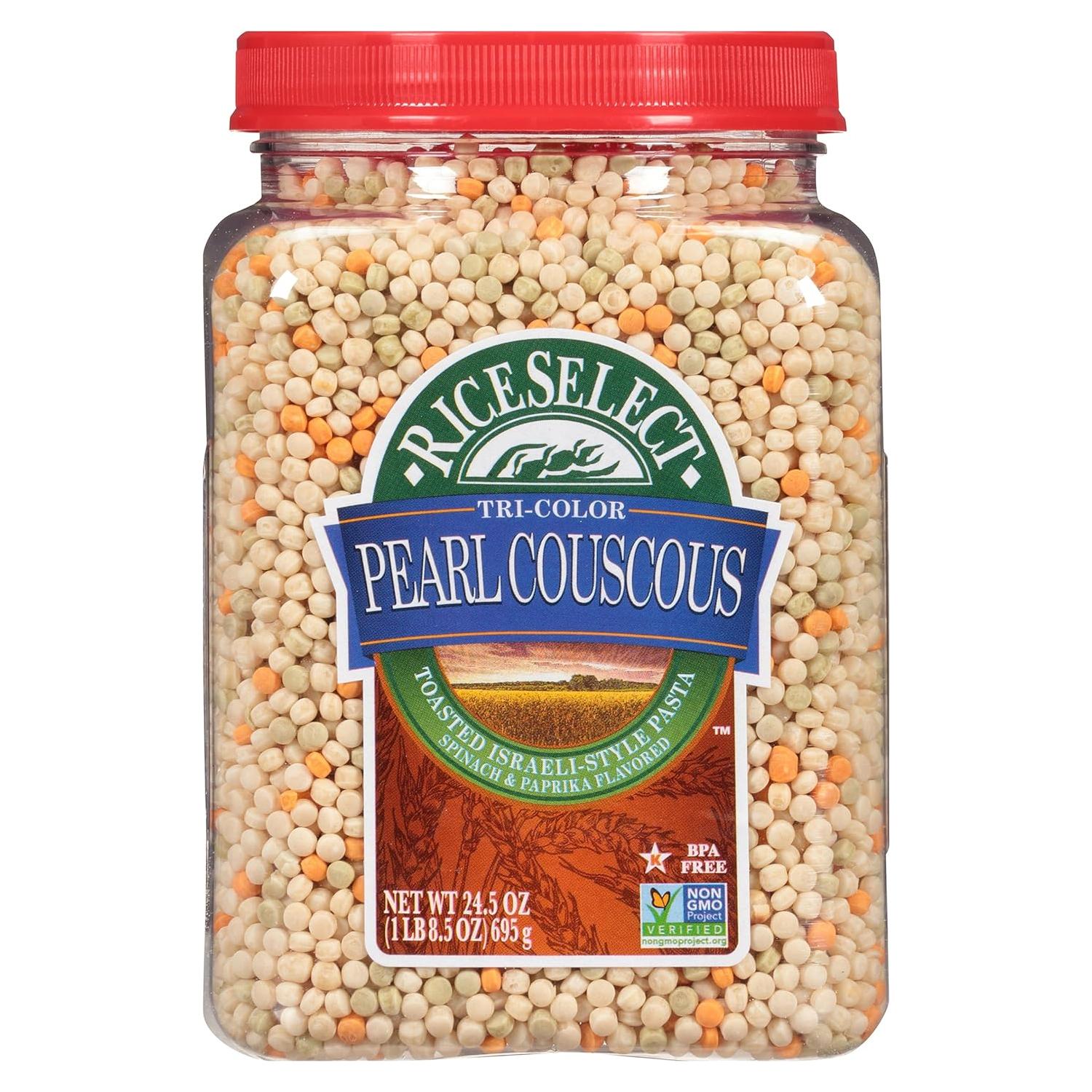 Cuscús Perlado Tri-Color RiceSelect 693.5g - Pasta Israelí