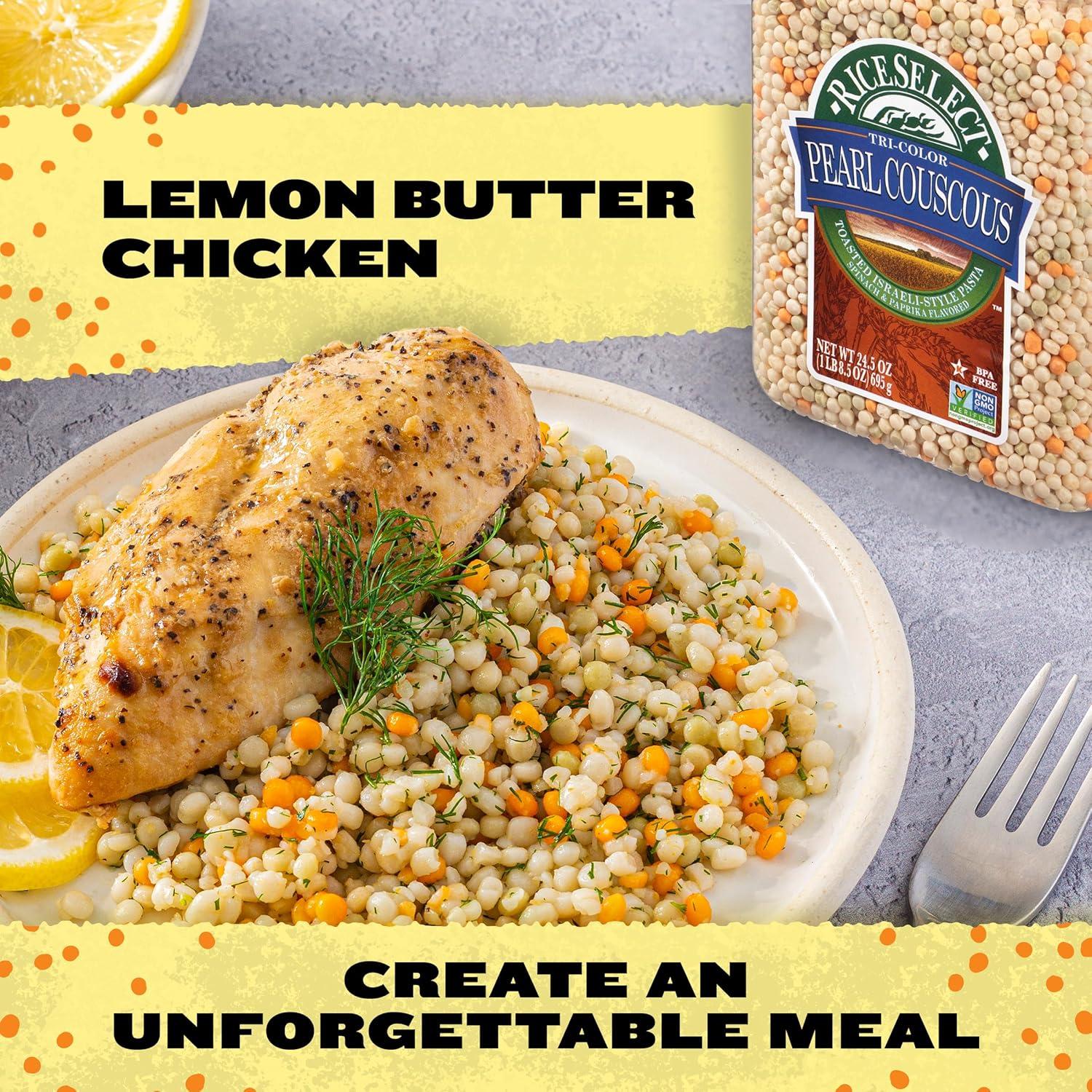 Cuscús Perlado Tri-Color RiceSelect 693.5g - Pasta Israelí