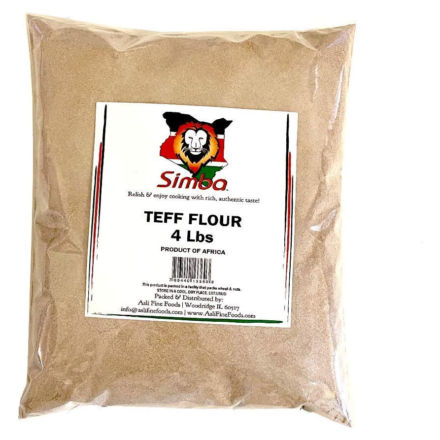 Harina de Teff Simba 1.81 kg Sin Gluten para Hornear