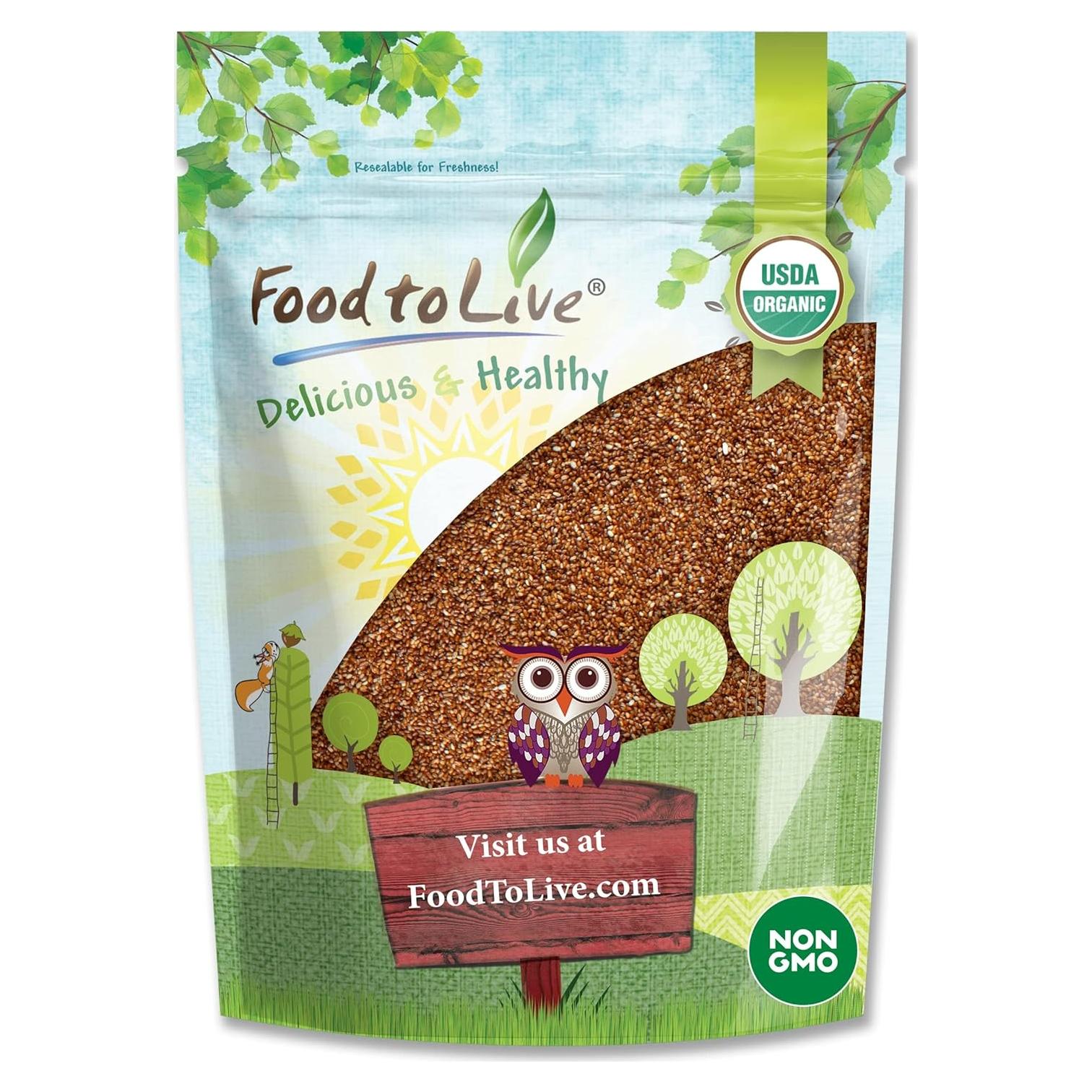 Teff Integral Orgánico Food to Live 1.36 kg Sin Gluten