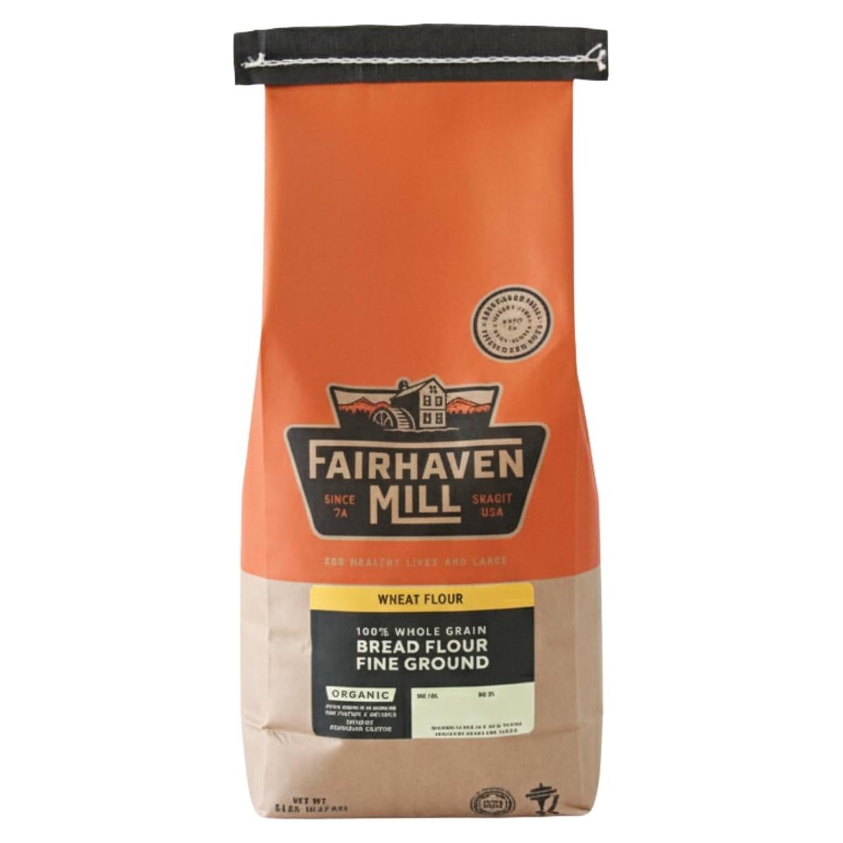 Harina de Pan Integral Orgánica Fairhaven Mill 2.27 kg - Alta en Proteínas
