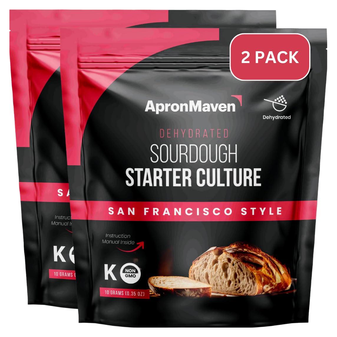 Cultivo de Masa Madre Premium Apron Maven - 2 Paquetes