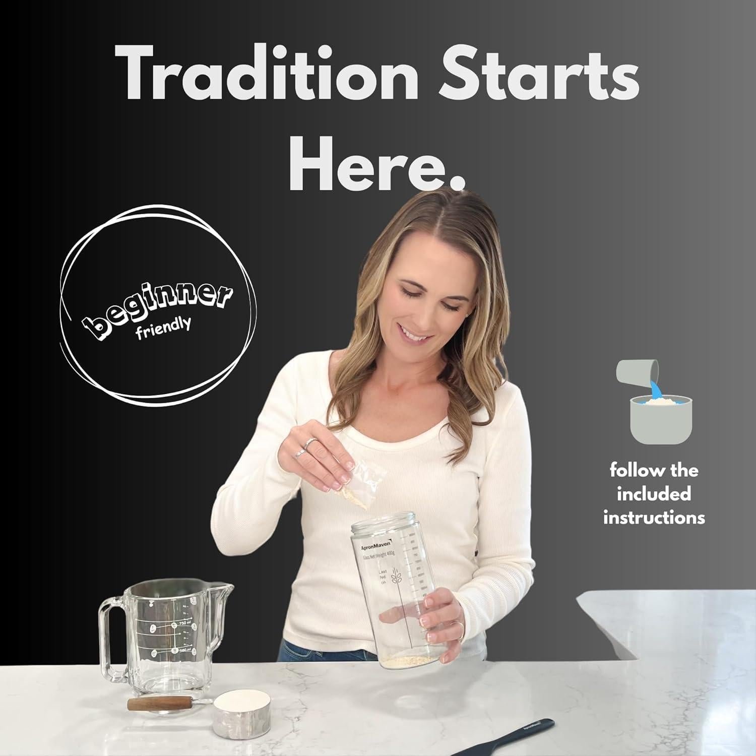 Cultivo de Masa Madre Premium Apron Maven - 2 Paquetes