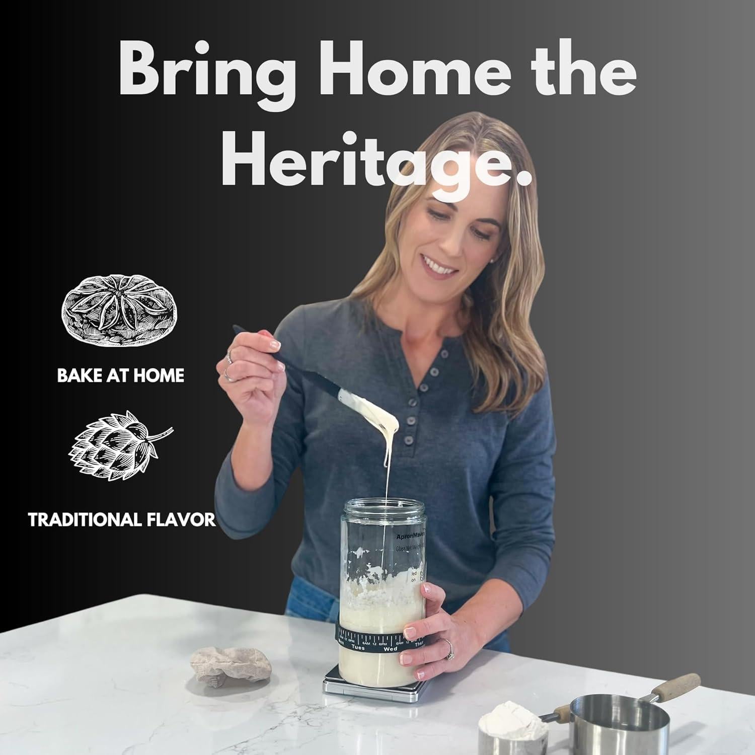 Cultivo de Masa Madre Premium Apron Maven - 2 Paquetes