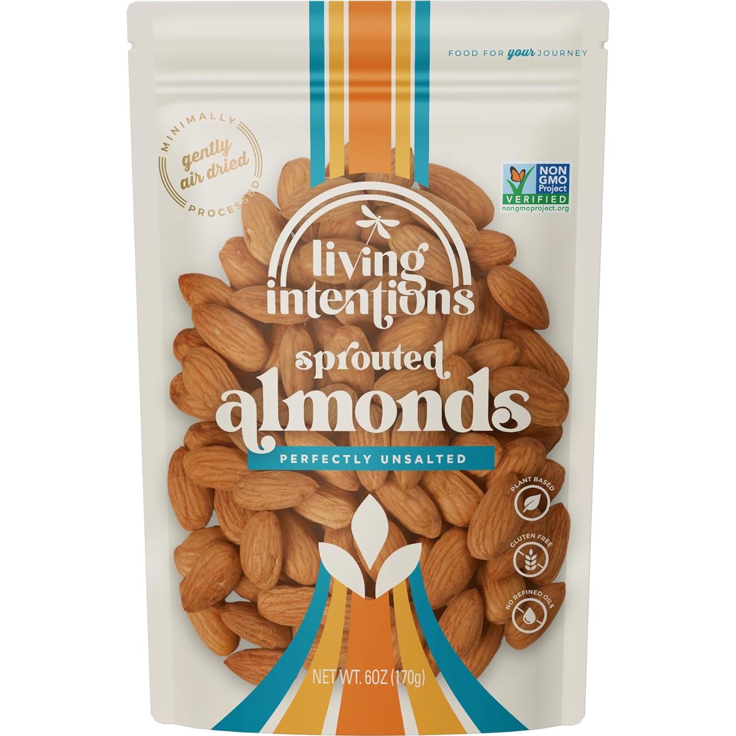 Almendras Germinadas Activadas Living Intentions 170g