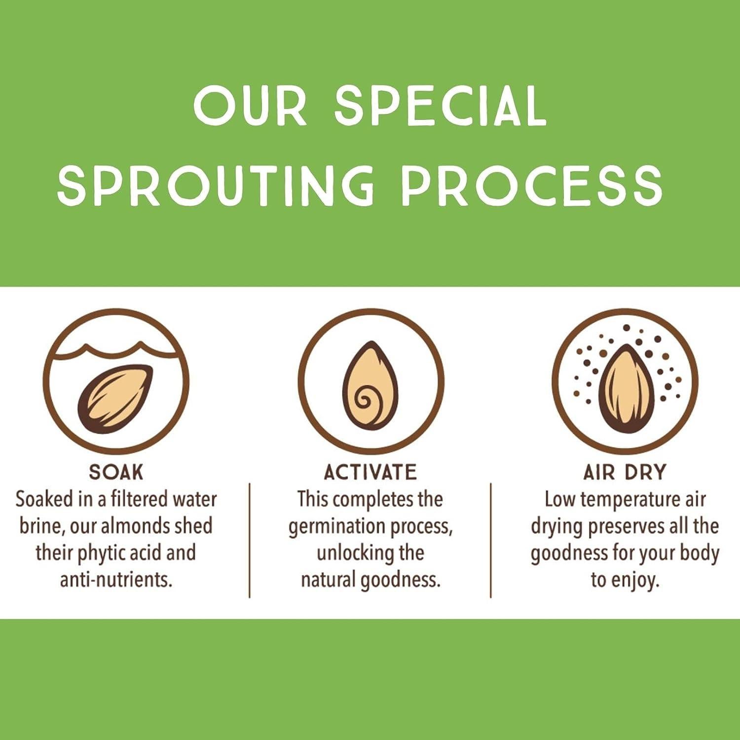 Nueces Orgánicas Germinadas Lark Ellen Farm 283.5g Sin Sal