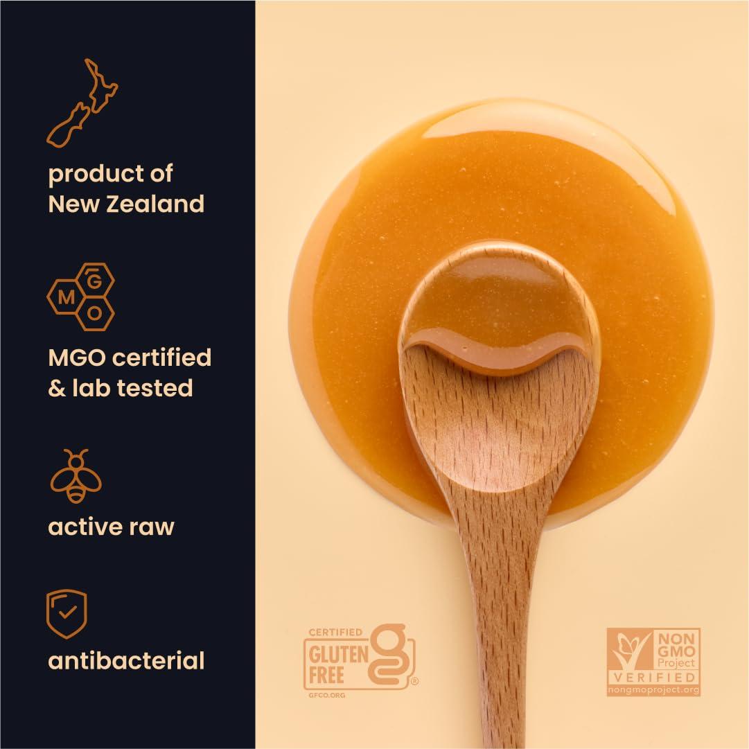 Miel Cruda Manuka Liberty Orchards MGO 300+ 500g Nueva Zelanda