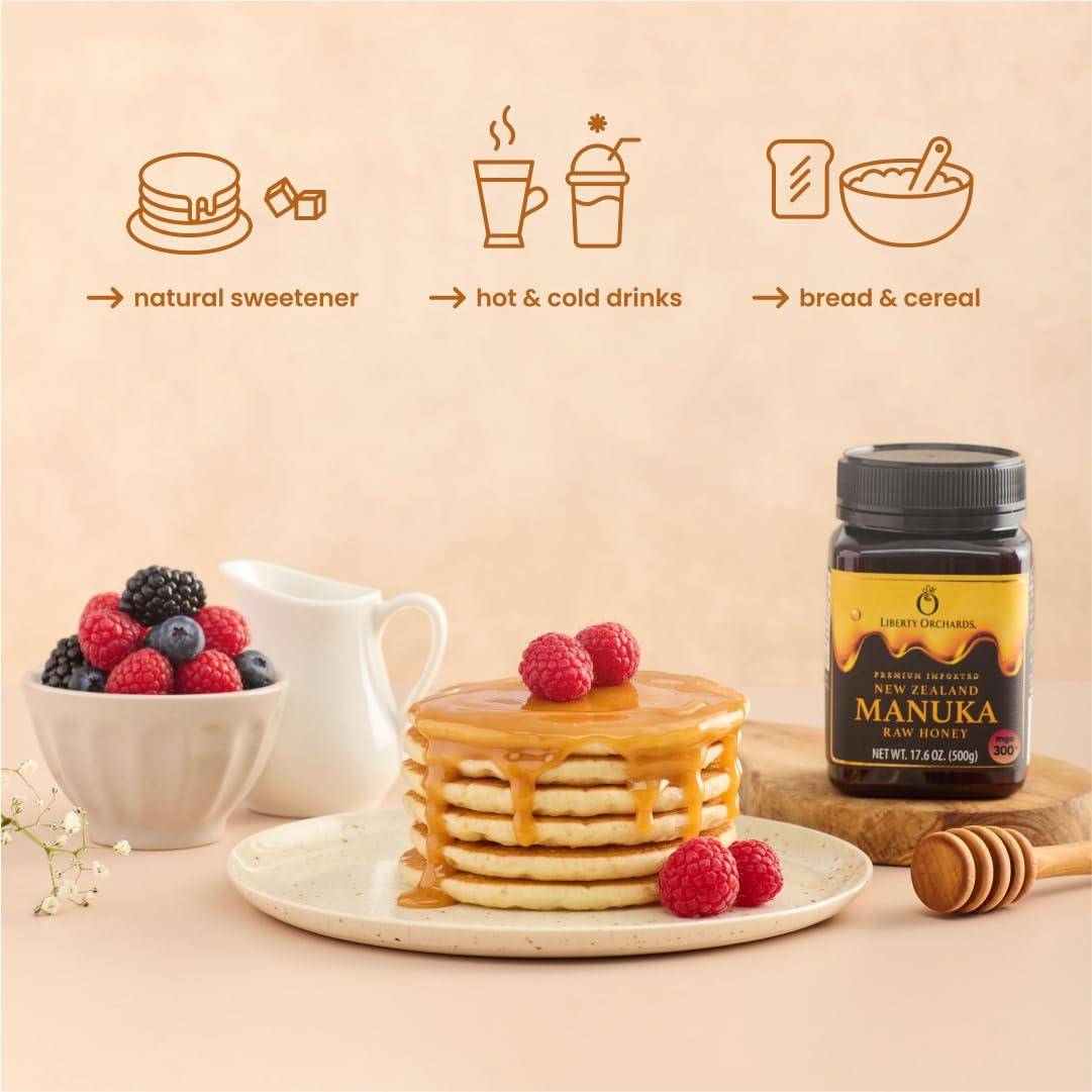 Miel Cruda Manuka Liberty Orchards MGO 300+ 500g Nueva Zelanda