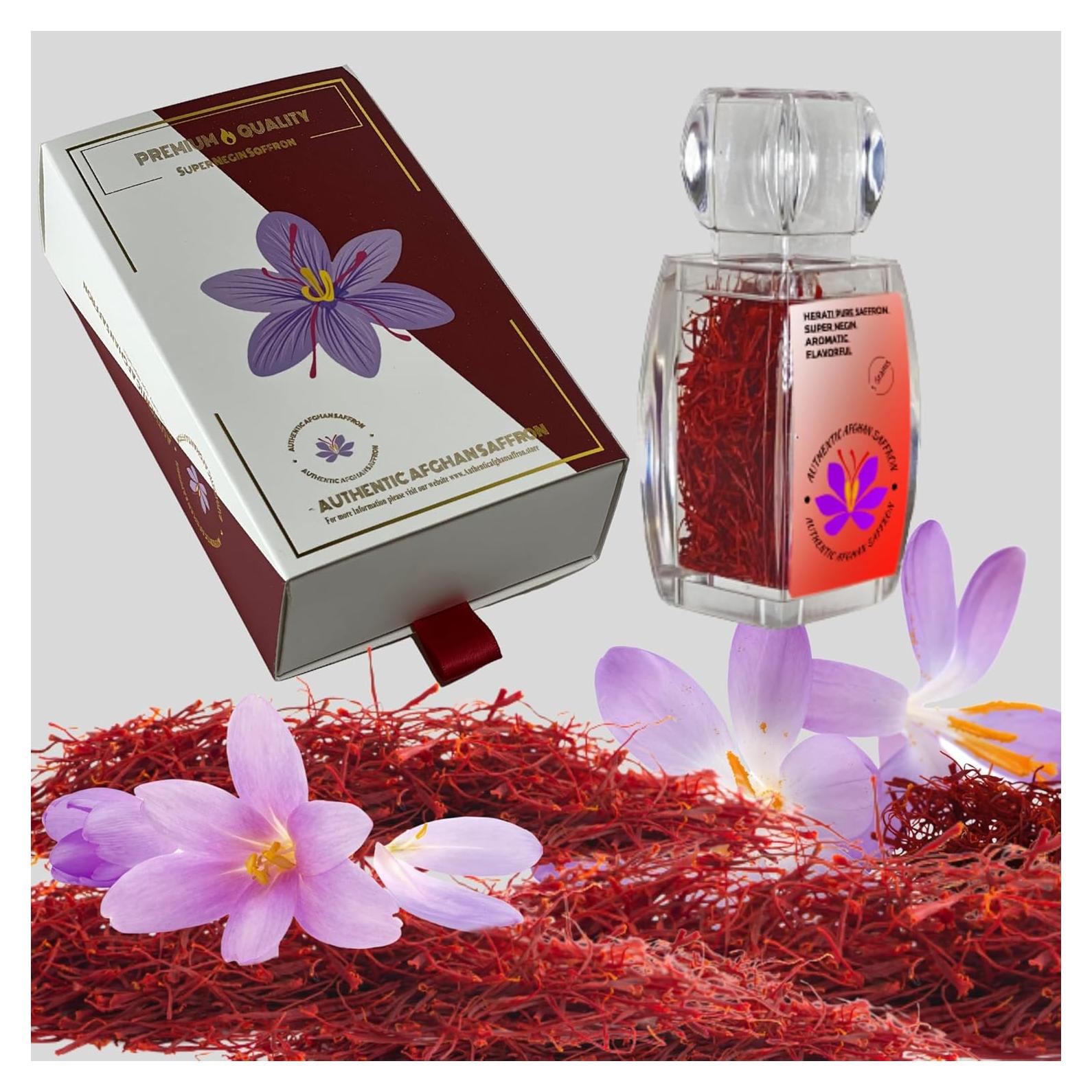 Hilos de Azafrán Afgano Premium 3g - Grado Culinario