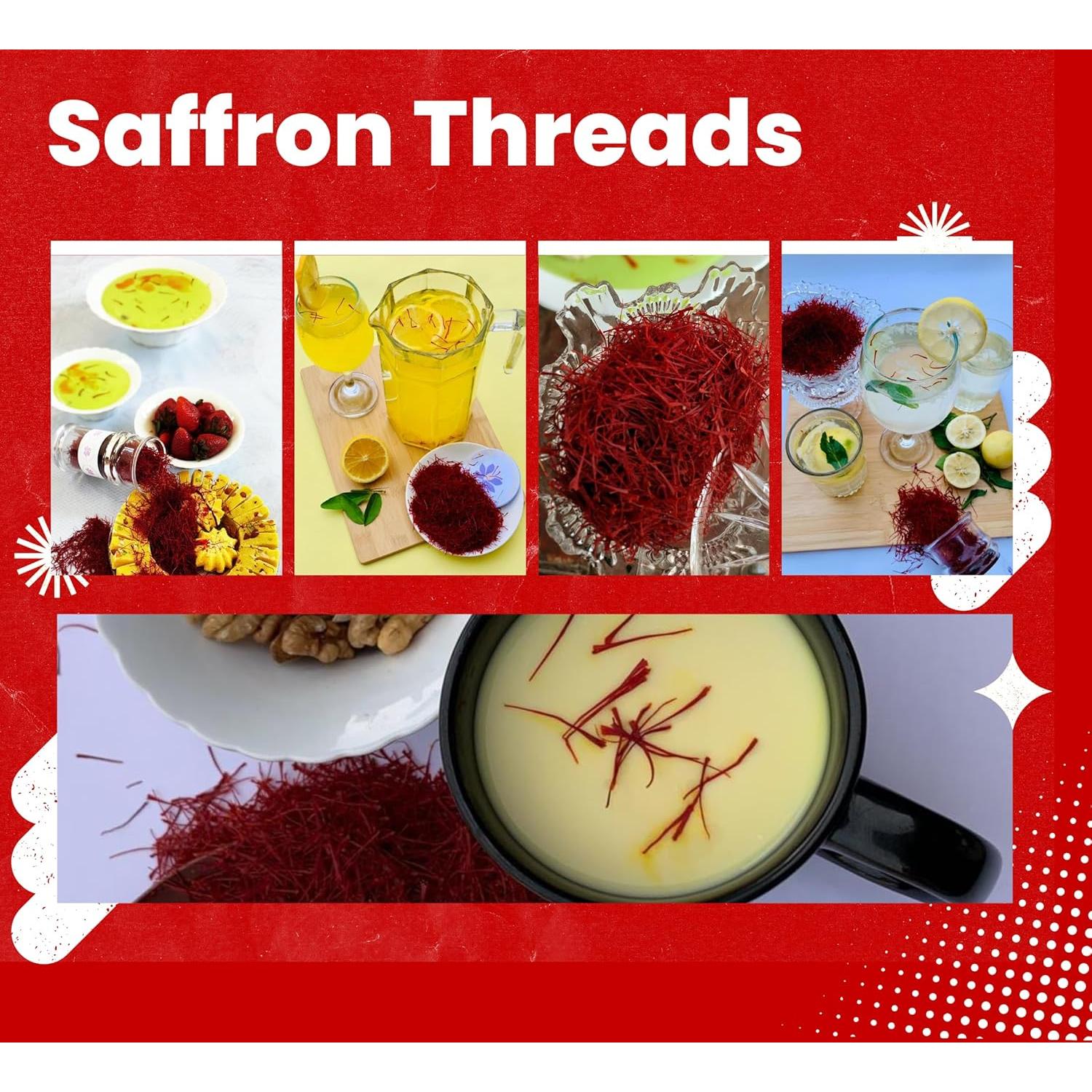 Hilos de Azafrán Afgano Premium 3g - Grado Culinario