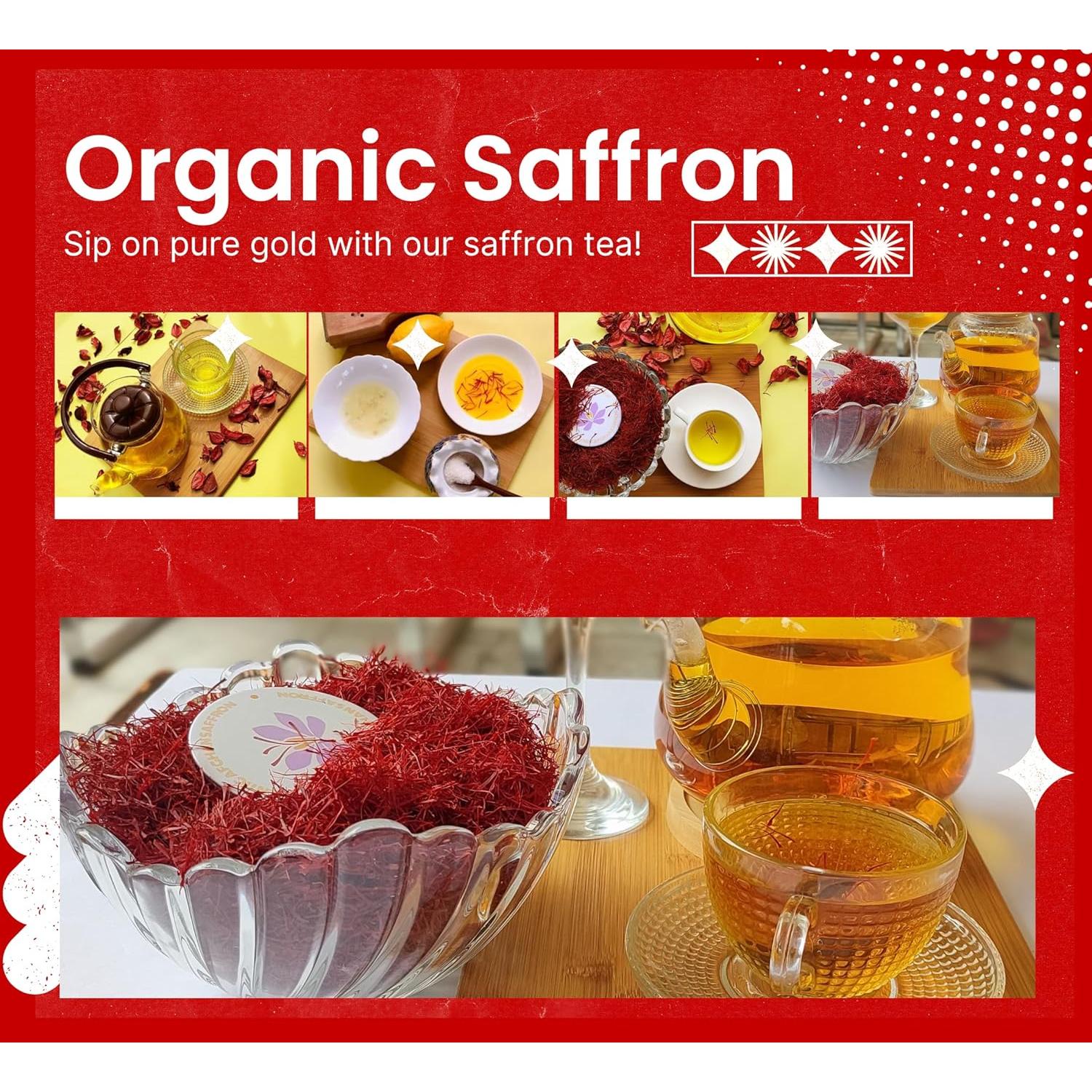 Hilos de Azafrán Afgano Premium 3g - Grado Culinario