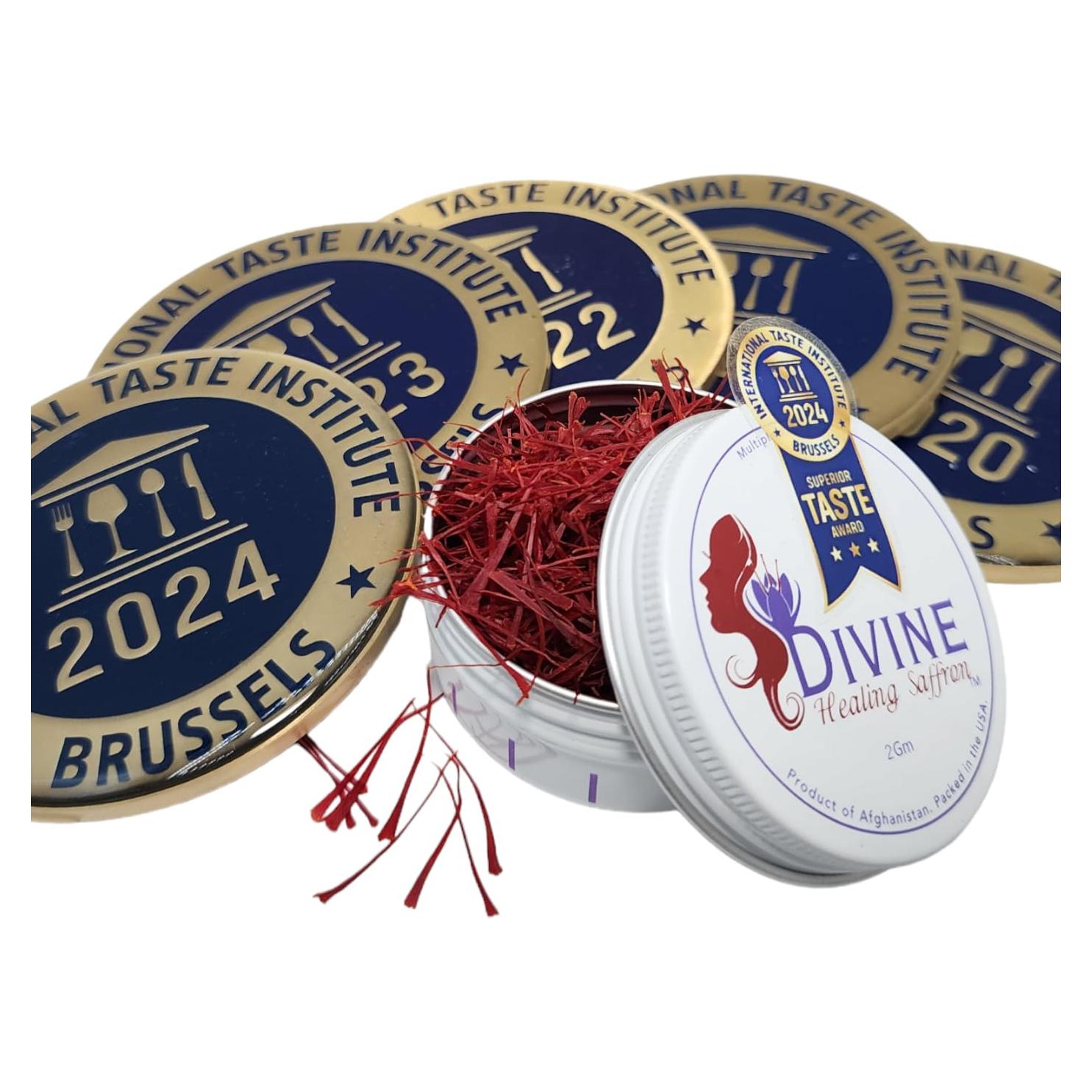 Azafrán Galardonado 2g Divine Saffron - Premium de Afganistán