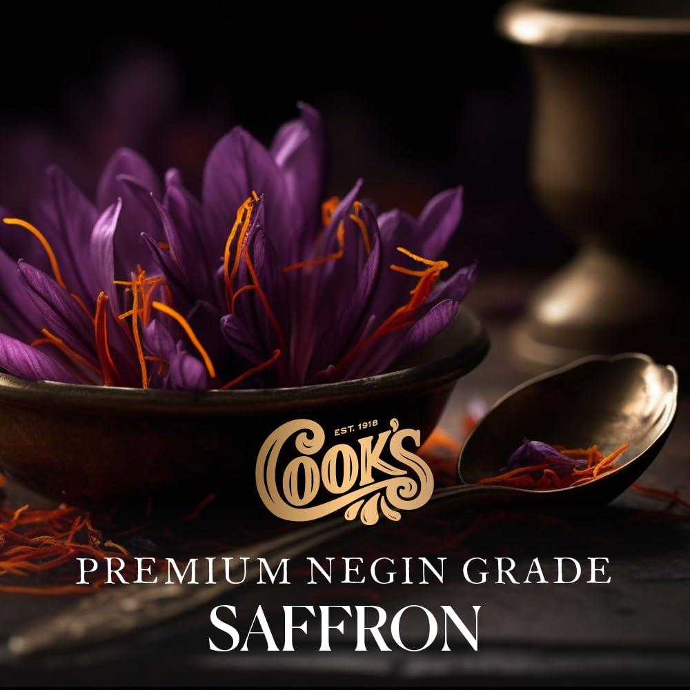 Hilos de Azafrán Cook Grado Super Negin 2g - Especia Aromática