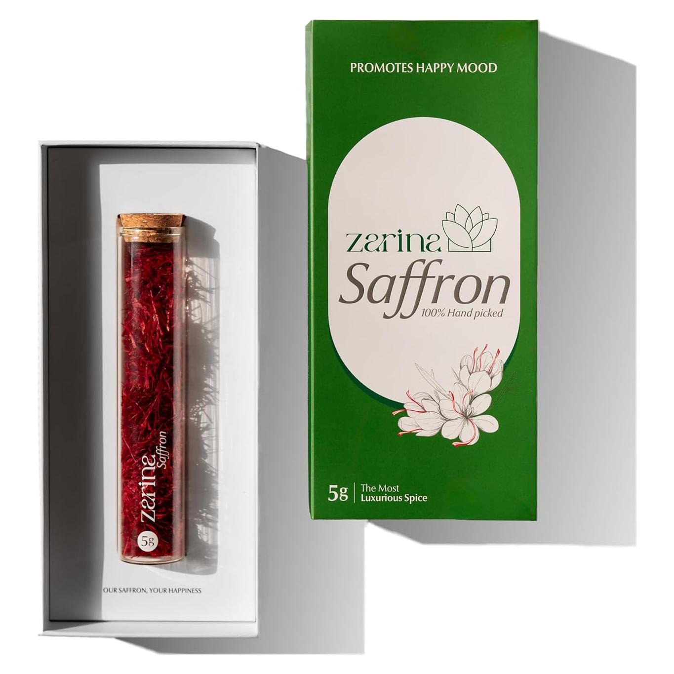 Hilos de Azafrán Zarina 5g - Grado Premium A+ 100% Puro