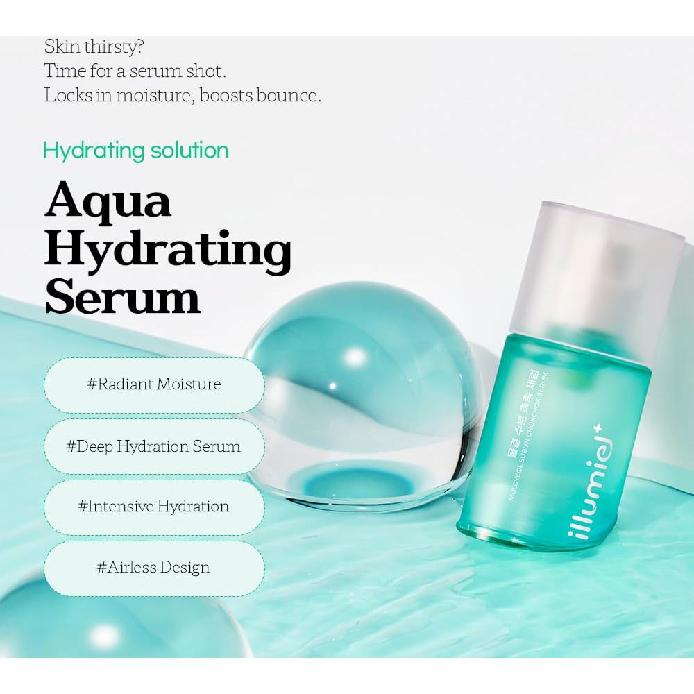 Sérum Hidratante Aqua Illumiel 30 ml - Vegano y Coreano