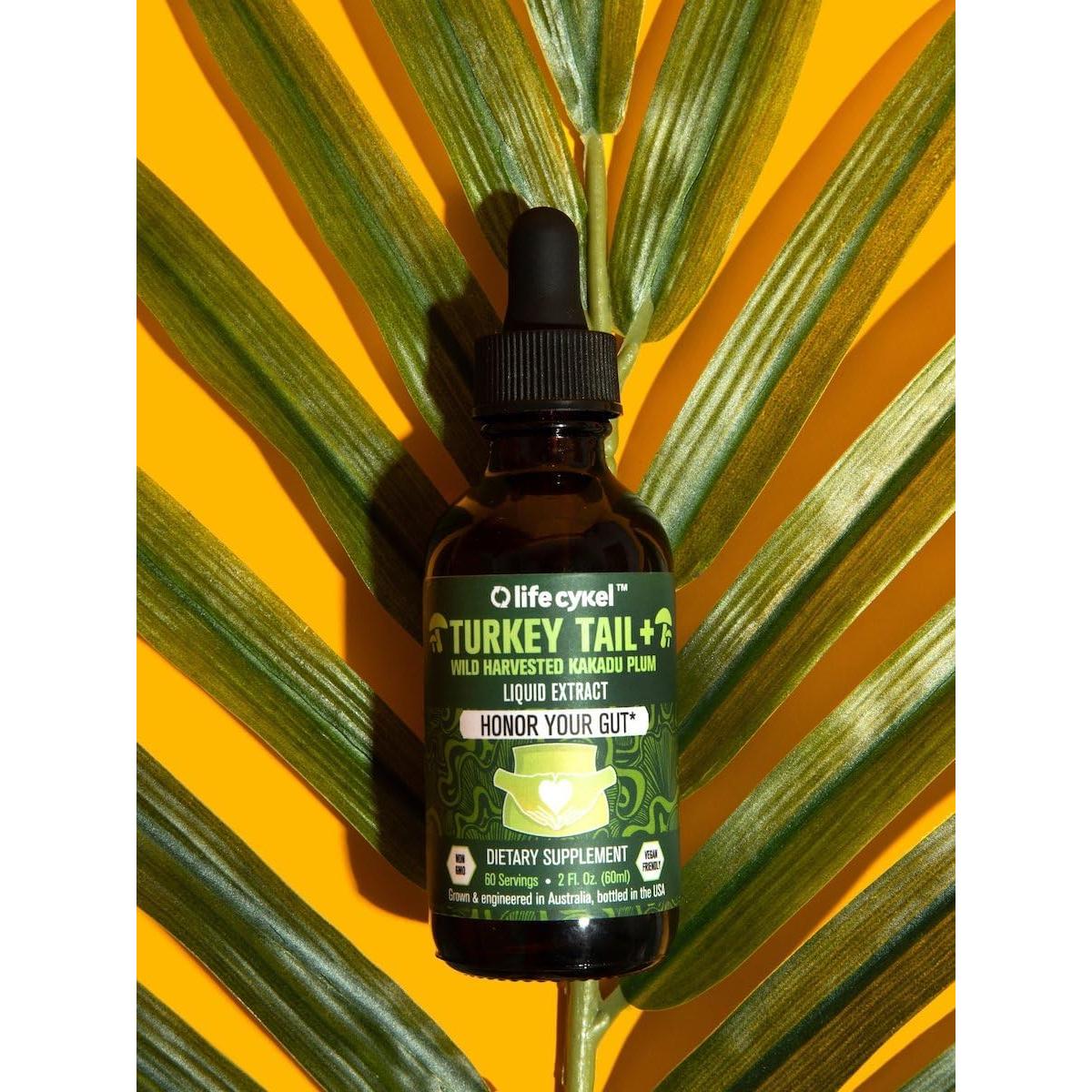 Extracto Líquido de Hongo Cola de Pavo Life Cykel 60 ml