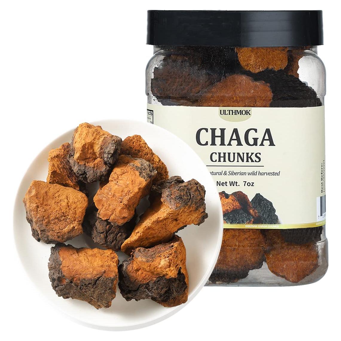 Hongos Chaga Premium YILINSHA 199g - Suplemento Natural