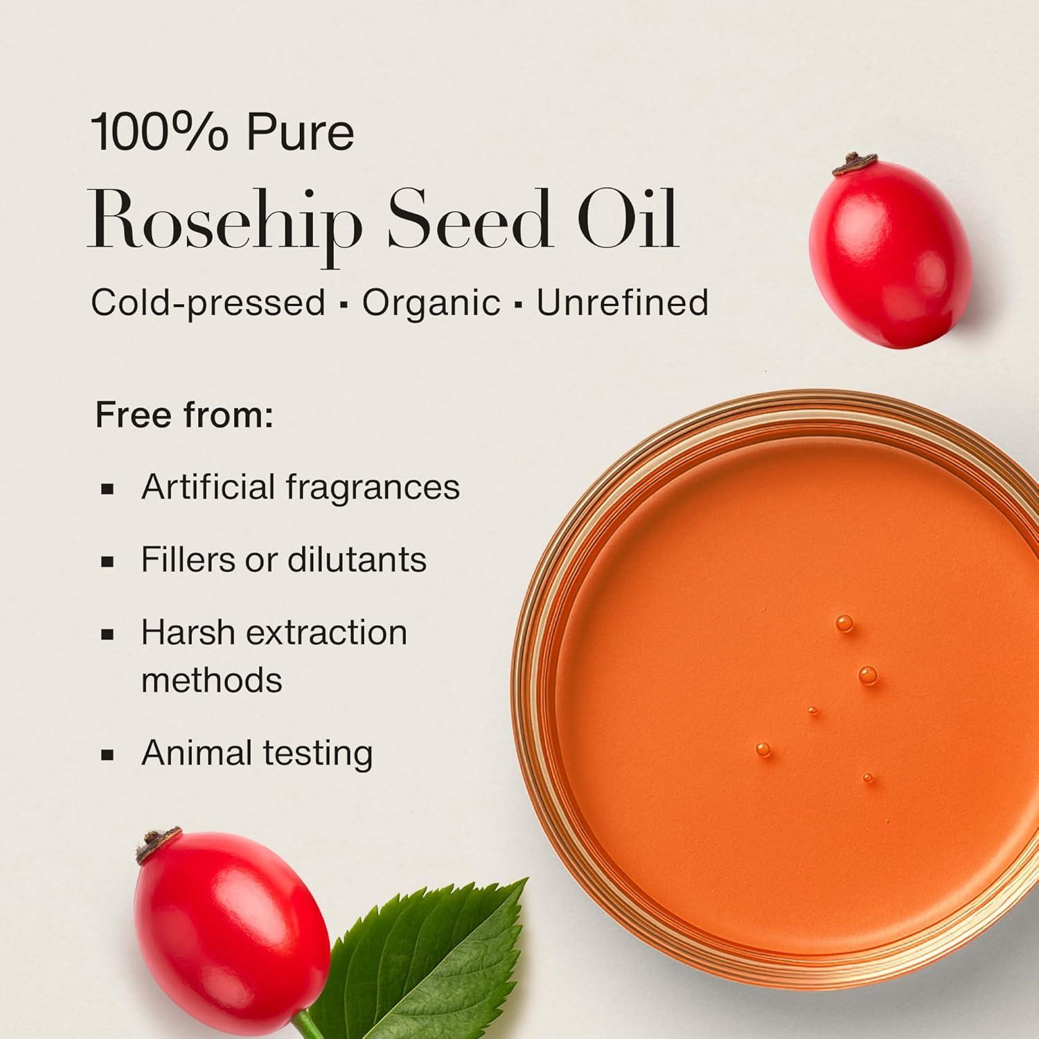 Aceite de Semilla de Rosa Mosqueta Orgánico 60ml - Nutritivo Facial y Corporal