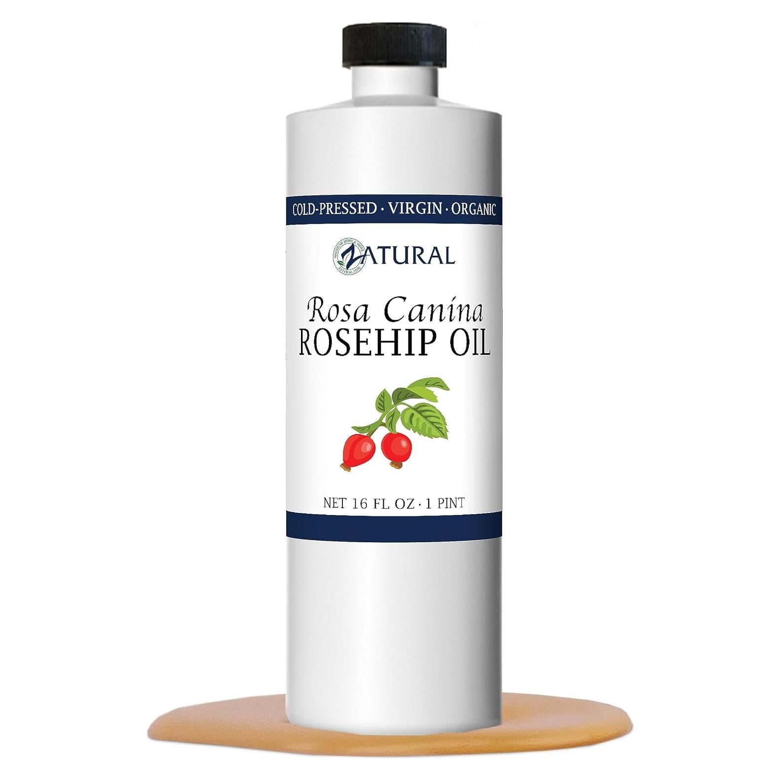 Aceite de Rosa Mosqueta Orgánico Zatural 473 ml - Cuidado Piel y Cabello