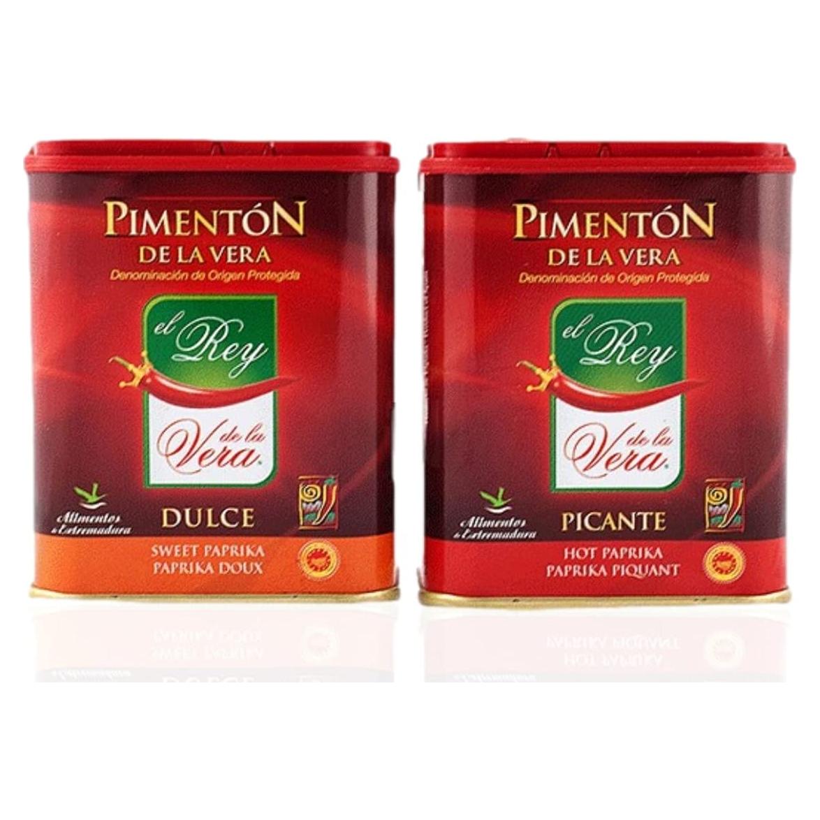Pimentón Ahumado Español Rey de la Vera - Set 2 Latas 74g