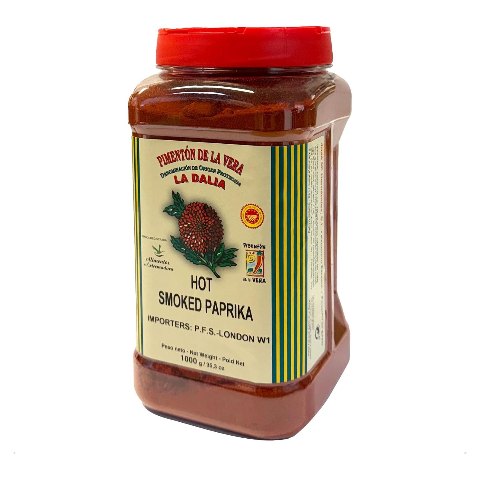 Pimentón Ahumado Picante La Dalia 800g DOP España