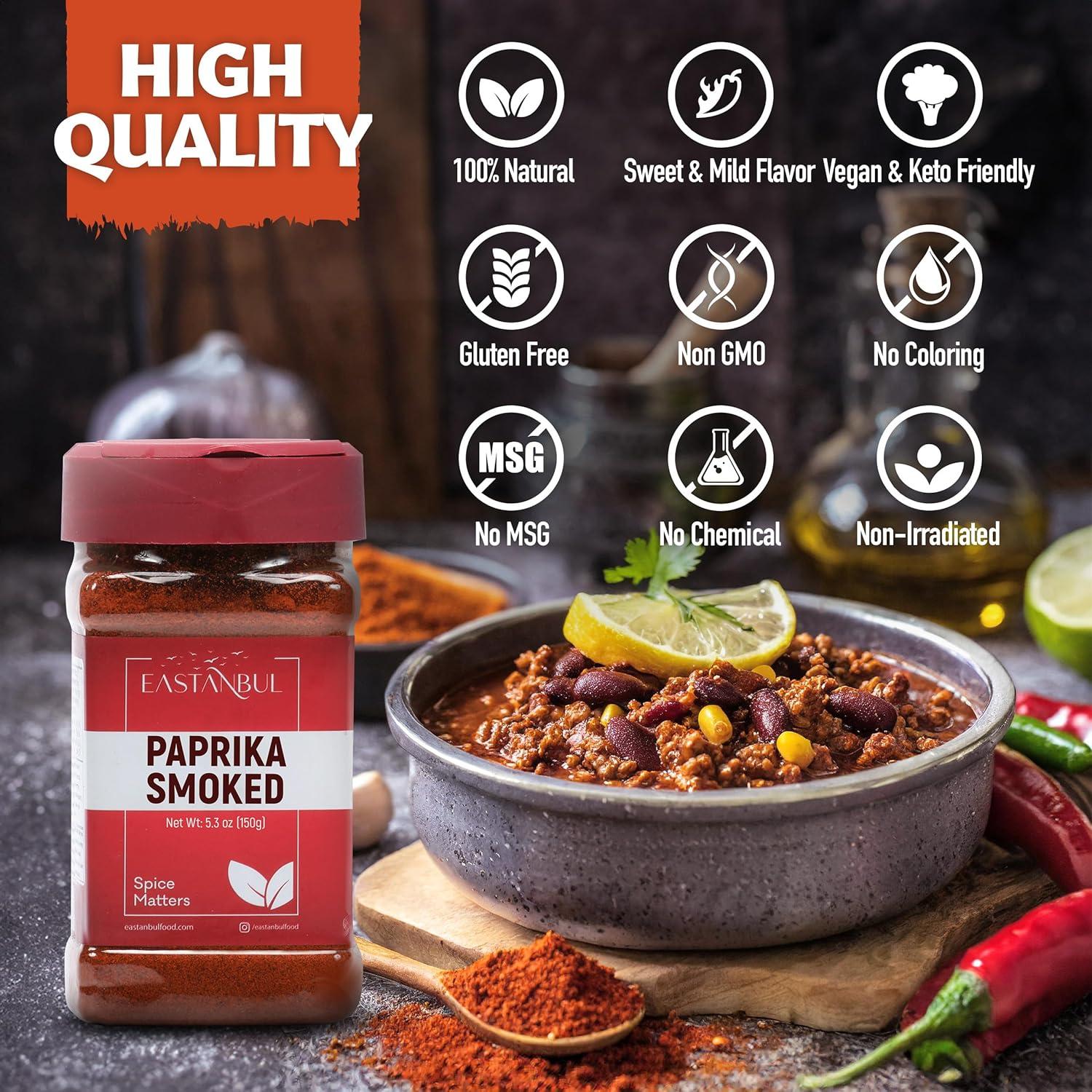 Pimentón Ahumado Eastanbul 150g - Condimento Español Molido