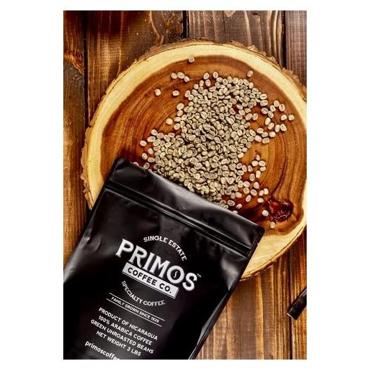 Granos de Café Verde Sin Tostar Primos 1360g Caturra Nica