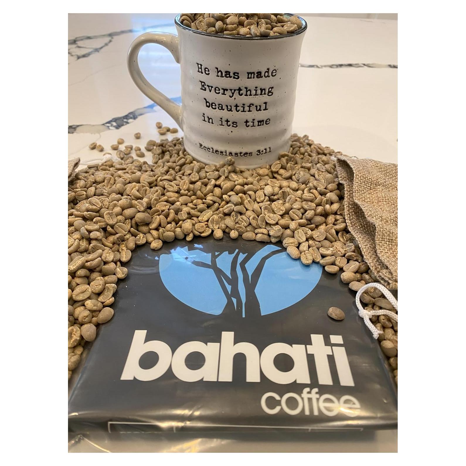 Granos de Café Verde Arábica Kenya AA 1360g - 100% Puro