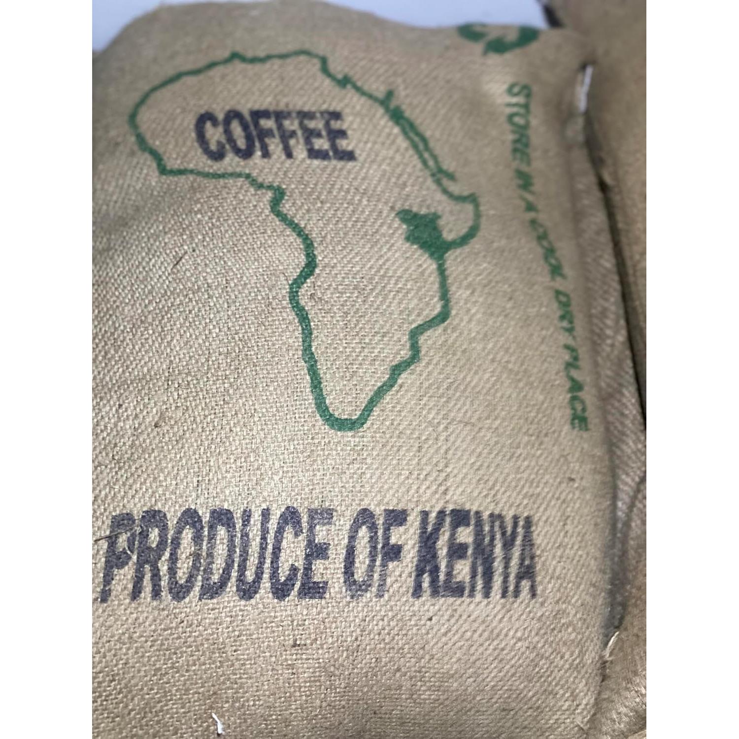 Granos de Café Verde Arábica Kenya AA 1360g - 100% Puro
